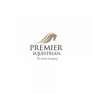 Logo of Premier Equestrian, Inc., sponsor of Adrienne Lyle USA from the Olympic Dressage Team. Adrienne Lyle is a key competitor in the Olympic Dressage Team and is a celebrated Olympic Dressage Winner.